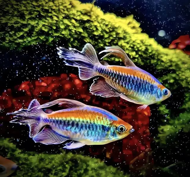 5x Congo Tetra (Phenacogrammus interruptus) School Bundle