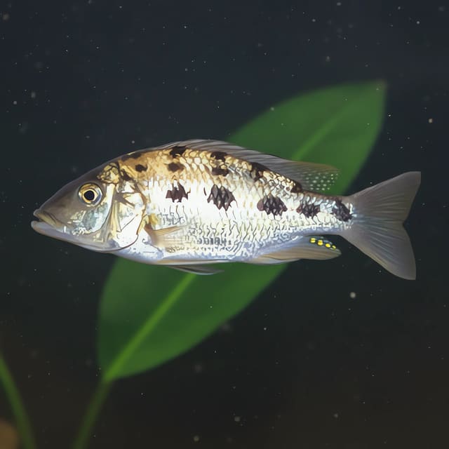 Copper Rostratus Hap Fossorochromis rostratus side profile