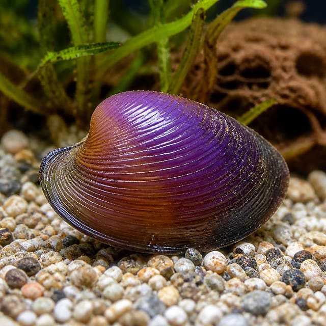 Freshwater Purple Clam (Corbicula javanicus)