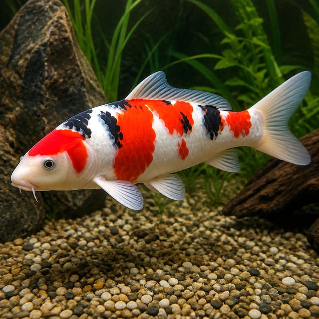 Premium mix koi carp Cyprinus carpio 25-30 cm ornamental pond fish