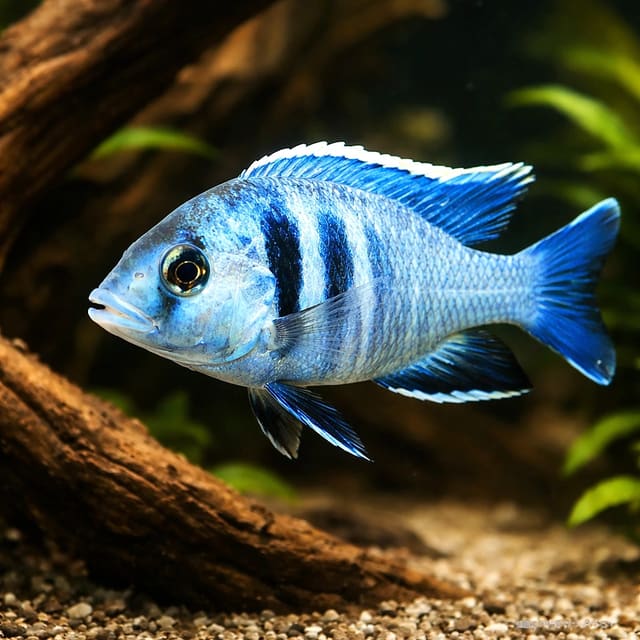 Cyrtocara elektra 4 - — Fresh Water Fish
