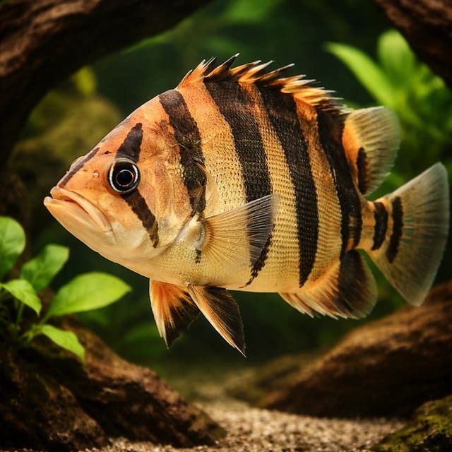 Datnioides qadrifasciatus 4 - — Fresh Water Fish