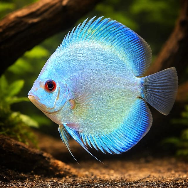 Discus blue diamant — Fresh Water Fish