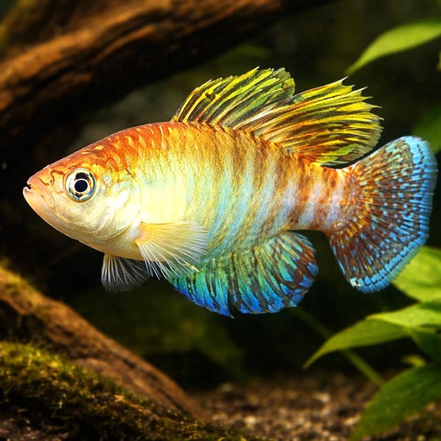 Exact Petra source photo of Flameus Pearl Fish, Hypsolebias flammeus