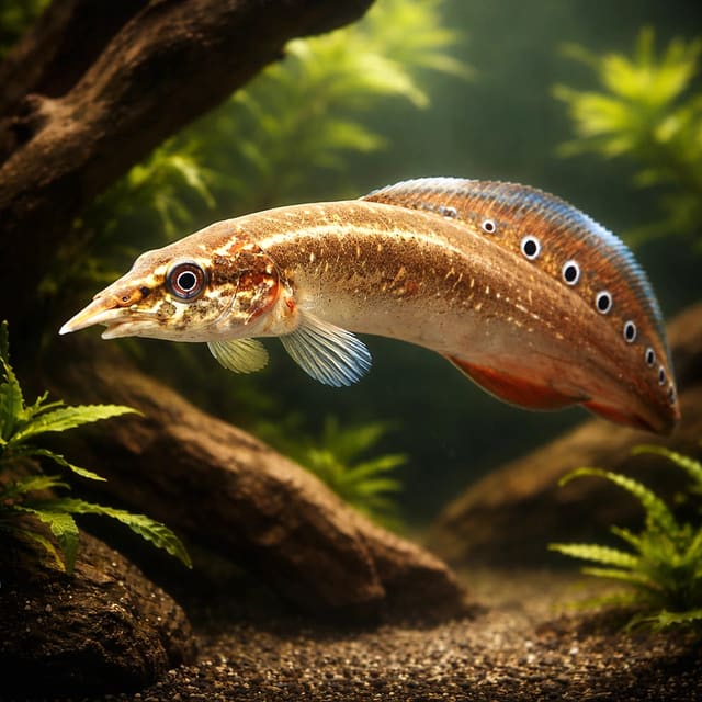 Frecklefin eel — representative image