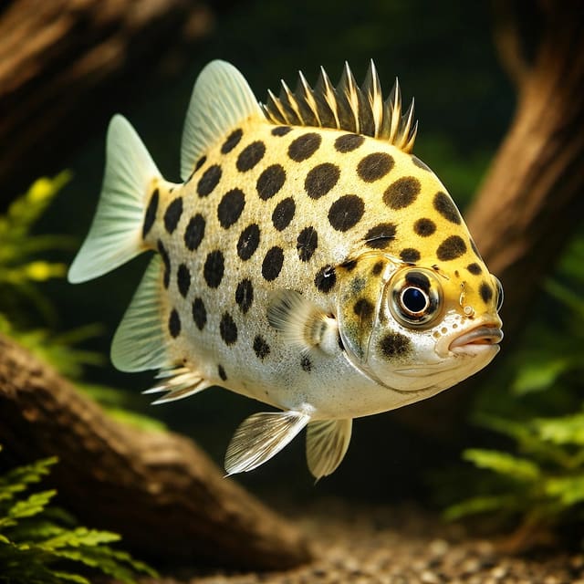 Scat Fish (Scatophagus argus, Thriving Fish for Brackish Environments, Discover Their Graceful Nature and Ideal Conditions