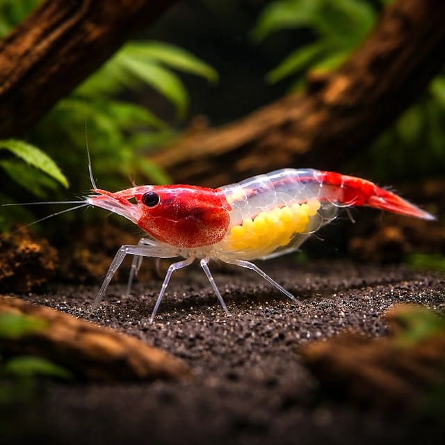 Red Rili Shrimp (Neocaridina davidi)