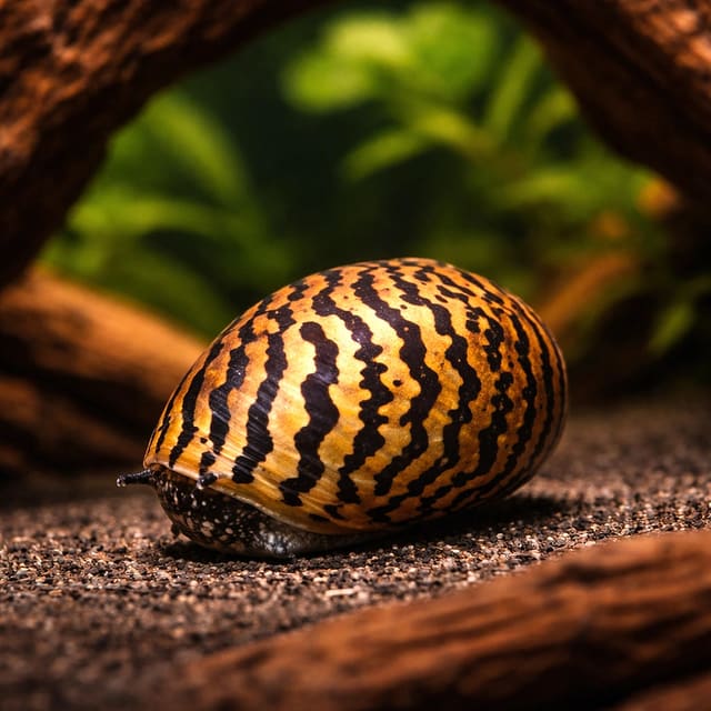 Parallel Nerite Snail (Neritina sp.)