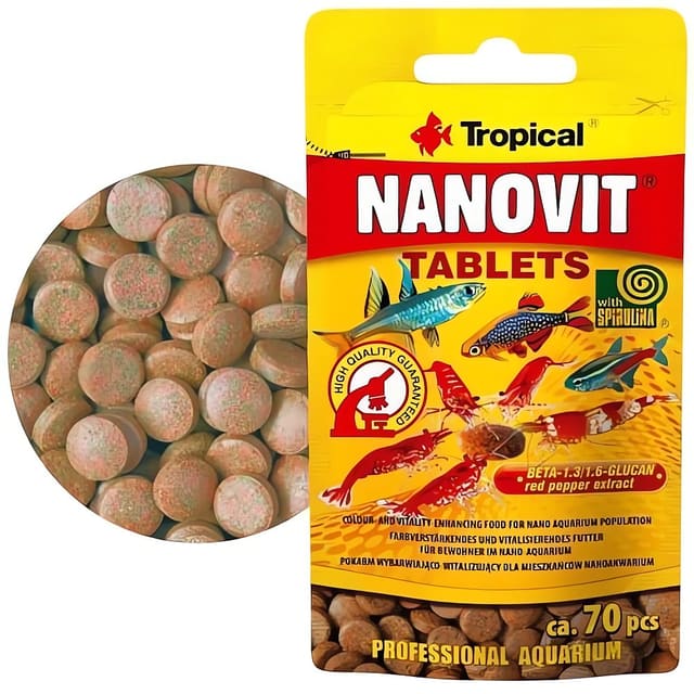 Nanovit Tablets - Frozen Fish Food UK — Dried Food Tropical