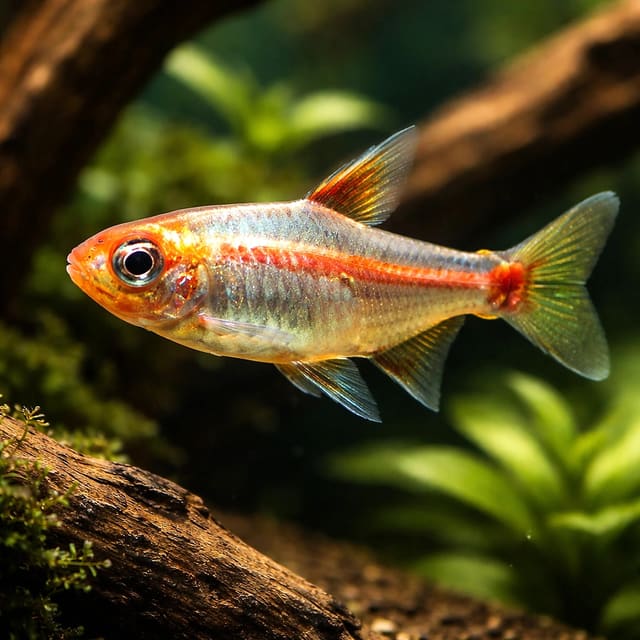 Glowlight Tetra (Hemigrammus erythrozonus)