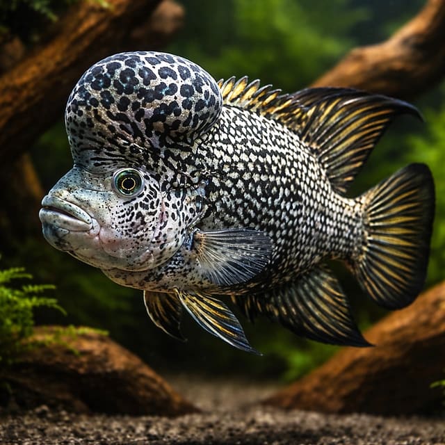 Haitian Cichlid (Nandopsis haitiensis) – representative illustration