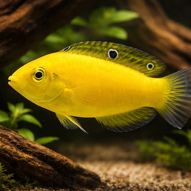 Canary wrasse — Halichoeres Chrysus - Vibrant Wrasse