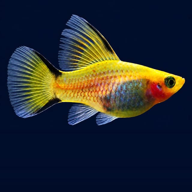 Xiphophorus maculatus hi-fin mix