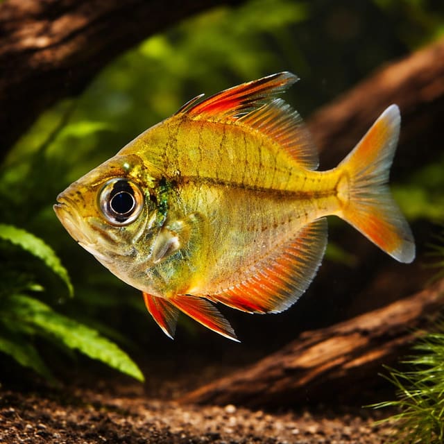 Highfin glassy perchlet — representative image