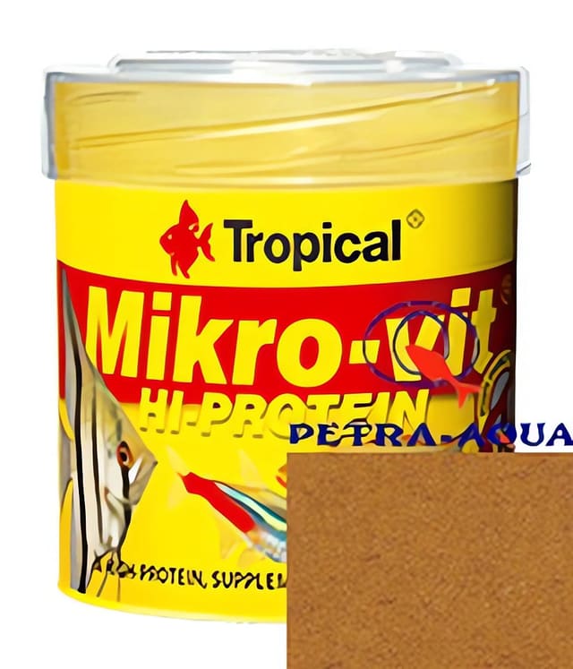 Tropical Mikrovit Hi-Protein Fish Food — how often to feed tropical fish — Dry Food UK