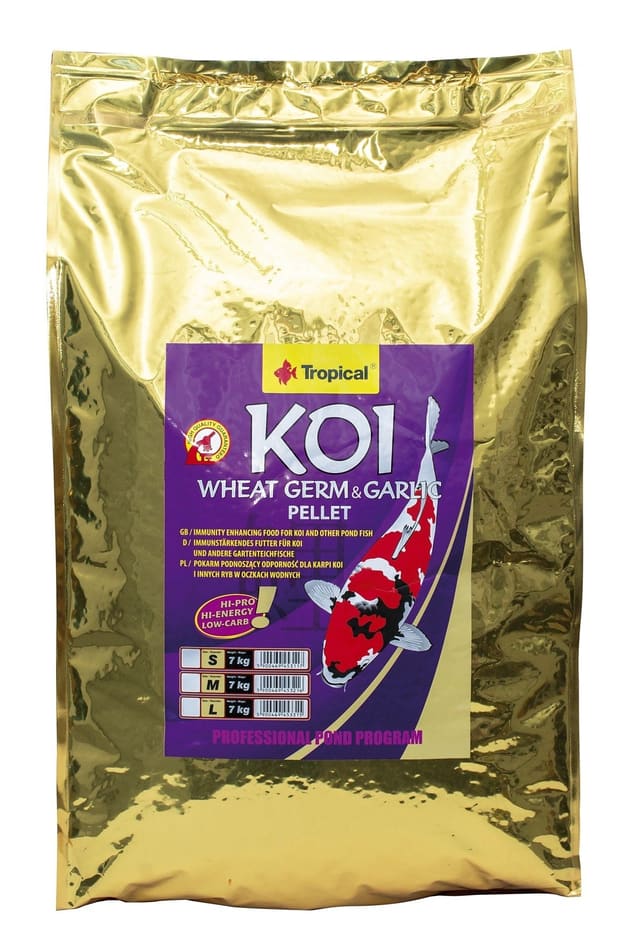 Tropical Koi Wheat Germ & Garlic Pellet L — koi food — Dry Food UK