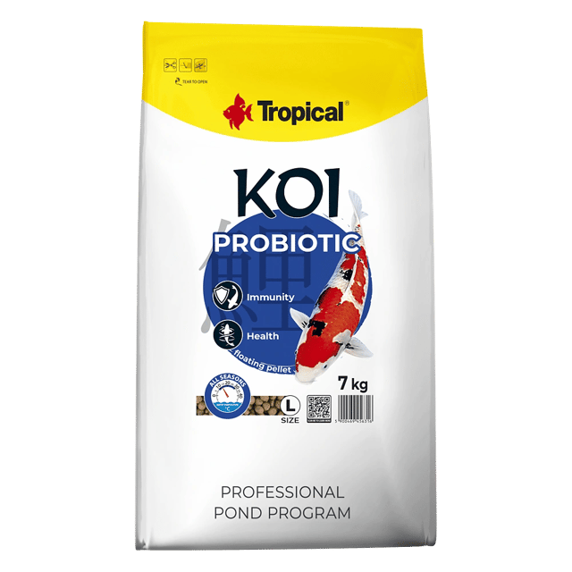 Tropical Koi Probiotic Pellet S – floating koi pellets with probiotics for better digestion
