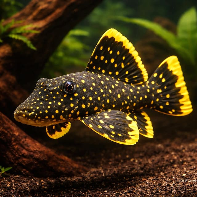 L018 Baryancistrus sp. Golden Nugget 4 - — Fresh Water Fish