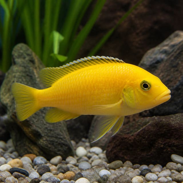 Electric Yellow Cichlid (Labidochromis caeruleus)