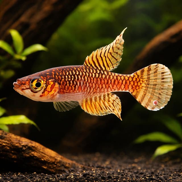 Ladiges' Gaucho / Barredtail Pearlfish source photo, Notholebias minimus