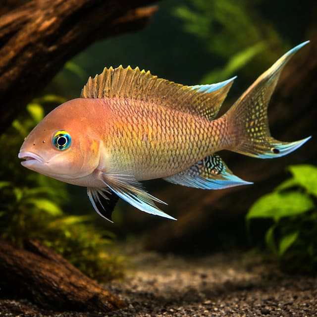 Lamprologus crassus 3,5 - — Fresh Water Fish