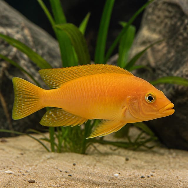 Lemon Cichlid (Neolamprologus leleupi)