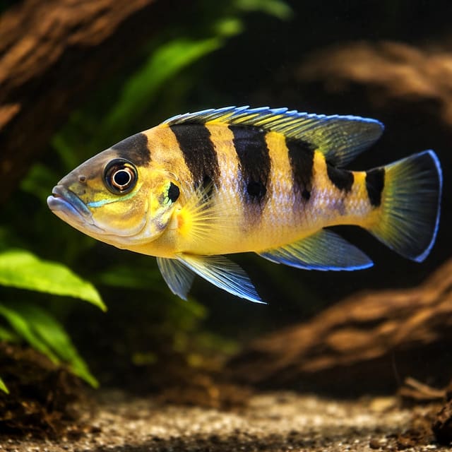 Lamprologus sexfasciatus 4 - — Fresh Water Fish