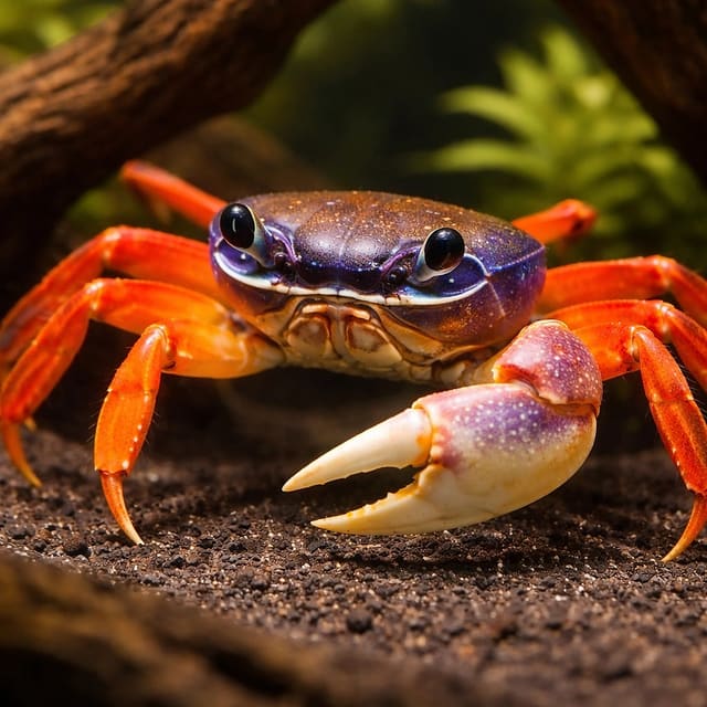 Land Crab, rainbow crab, moon crab, Patriot crab — Fresh Water Fish