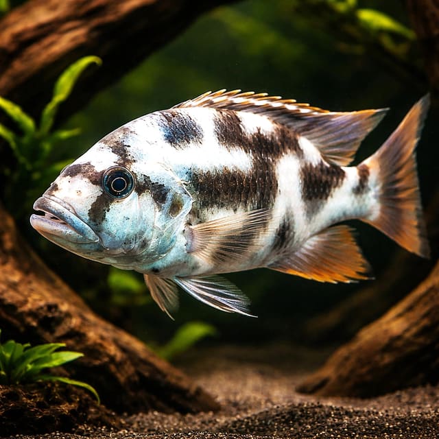 Livingston's Hap Cichlid (Nimbochromis livingstonii)