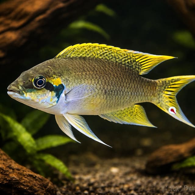 Lyretail Lamprologus Black — Fresh Water Fish