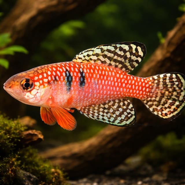 Magnificius Pearl Fish, Hypsolebias magnificus