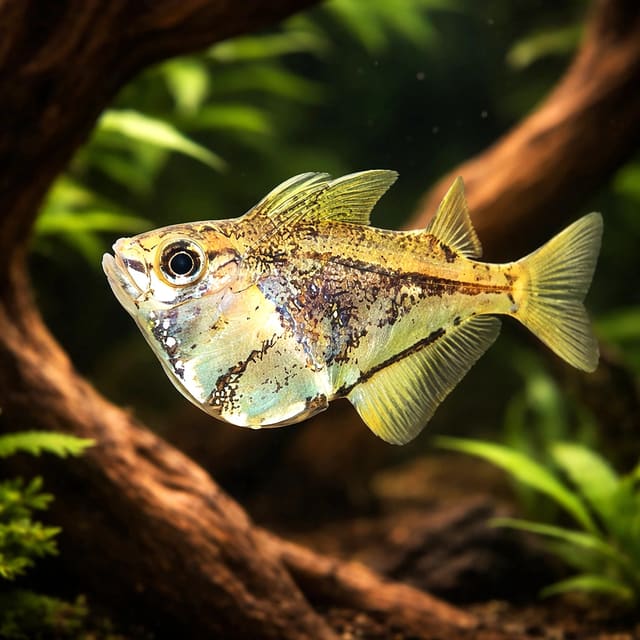Marbled hatchetfish — Marbled hatchefish — representative image