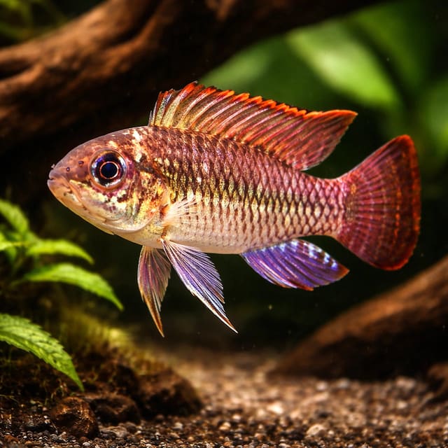 Meinkenni Dwarf Cichlid — Fresh Water Fish