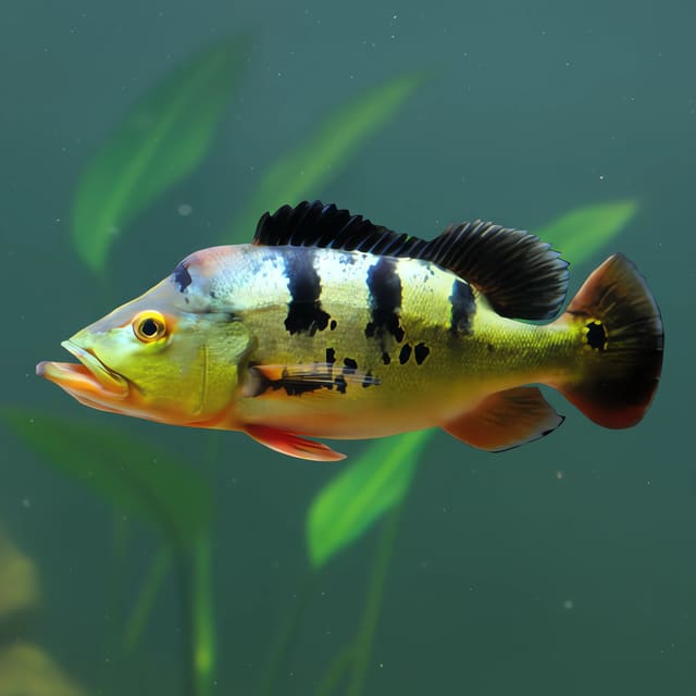 Monoculus Peacock Bass Cichla monoculus side profile