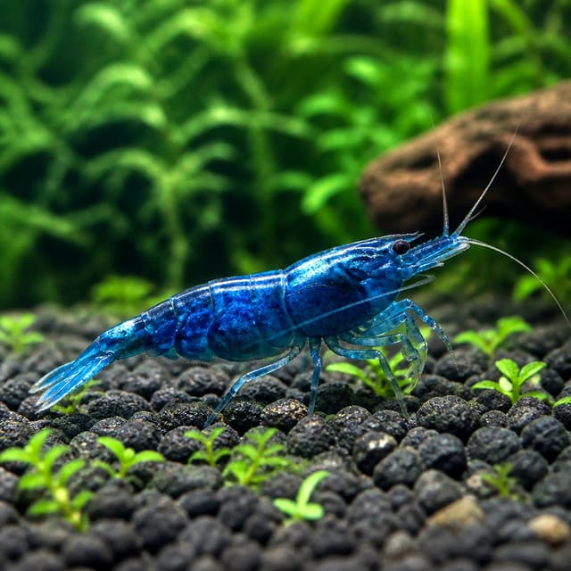Neocaridina davidi blue Cherry natural aquarium image