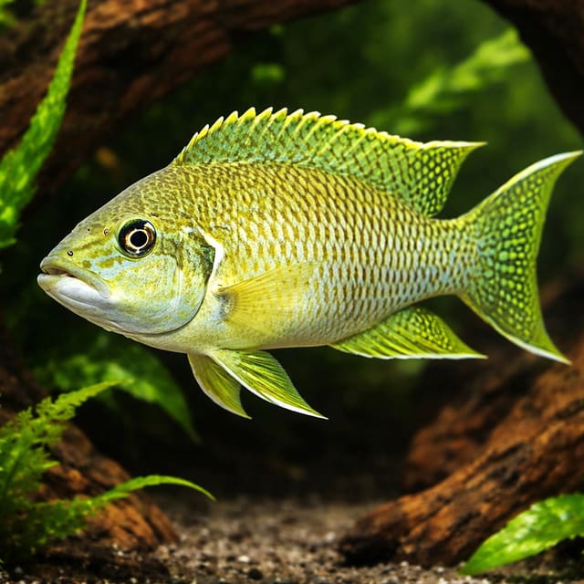 Olive Lamprologus — representative image