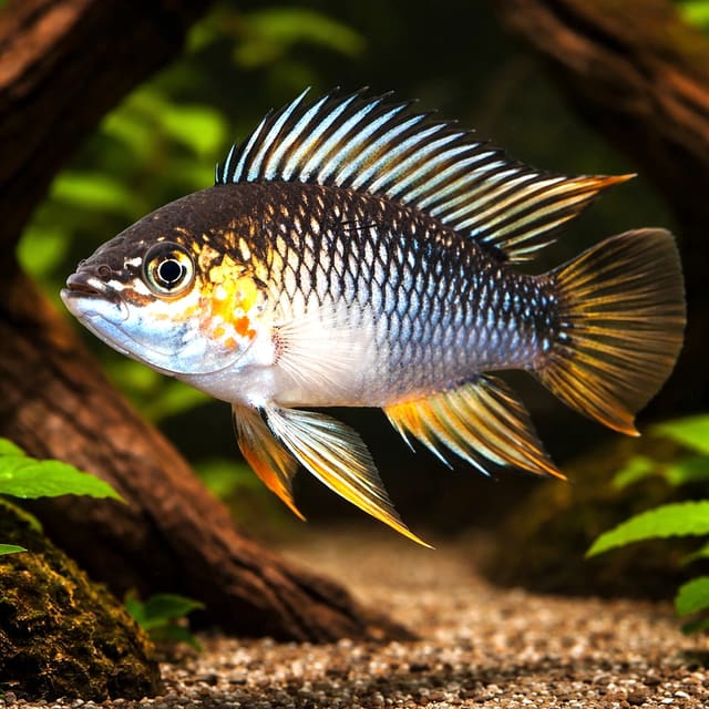 Opal Dwarf Cichlid — Fresh Water Fish
