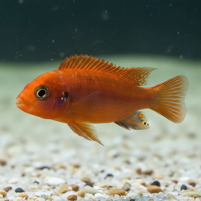 Orange Hongi Cichlid (Labidochromis Hongi Orange) - Live Malawi cichlid