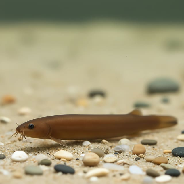 Pangio kuhlii anguillaris in a planted aquarium — representative image