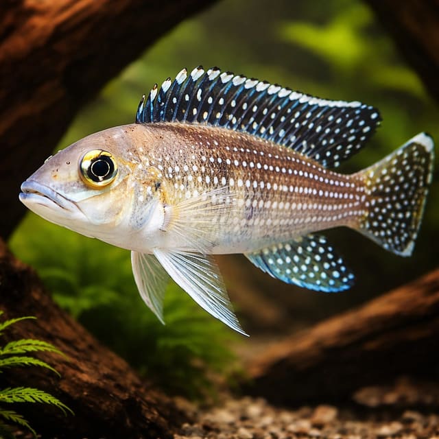 Pearl-Lined Lamprologus, Fourspined (Lamprologus tetracanthus) — representative image