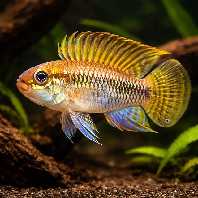 Pertensis Dwarf Cichlid — Fresh Water Fish