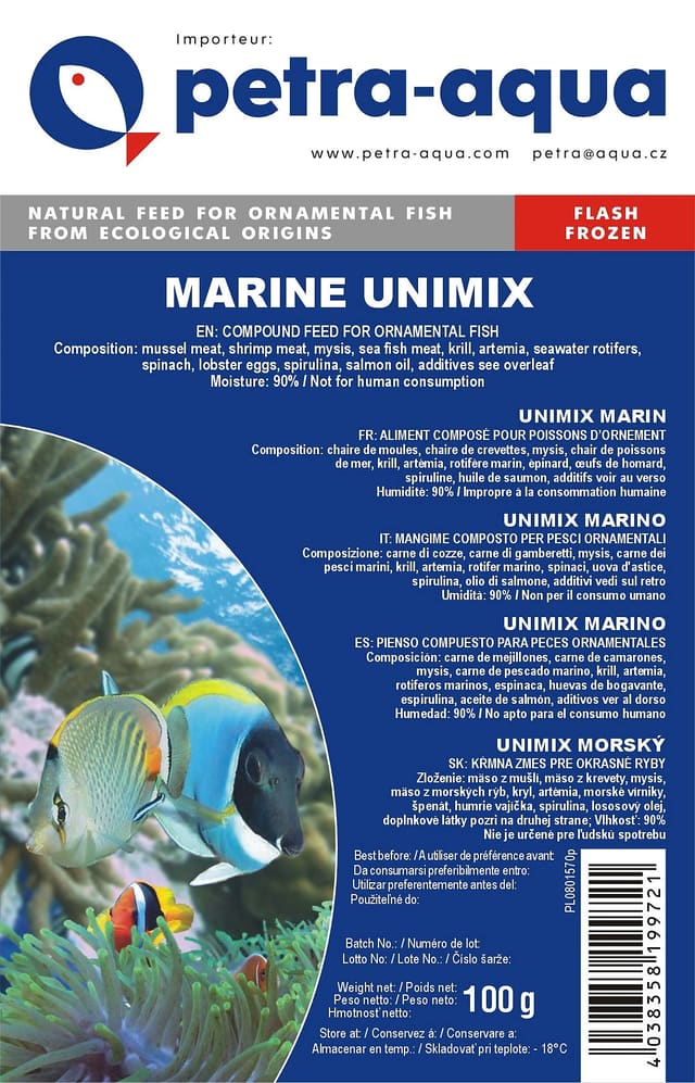 Petra Unimix Marin Frozen Blister 6x100g
