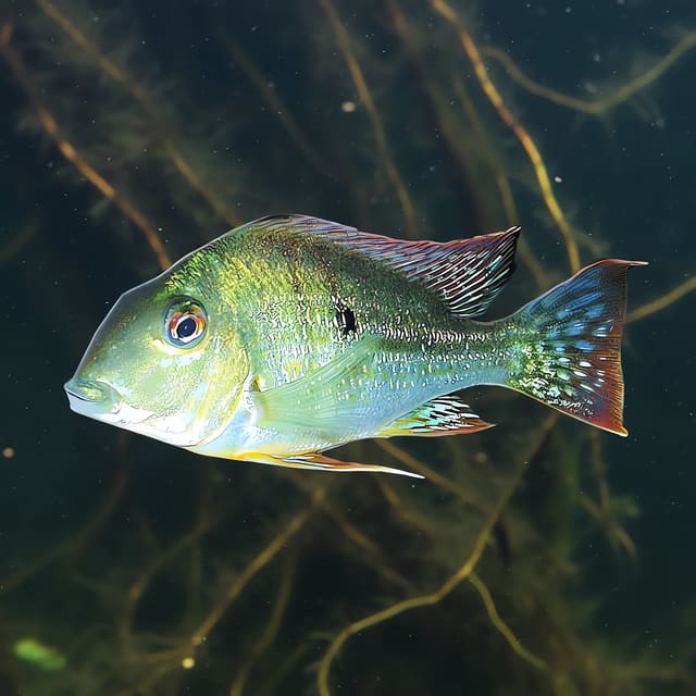 Pindare Eartheater Geophagus sp. Pindare source fish photo