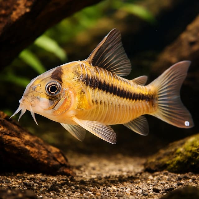 Pink Corydoras (Corydoras axelrodi) — representative image