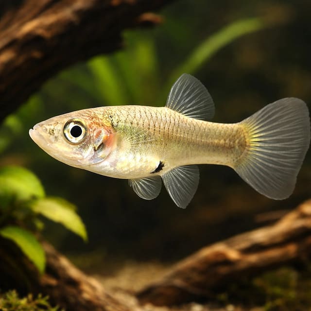 Poecilia endler female 2,5 - 3, — Fresh Water Fish