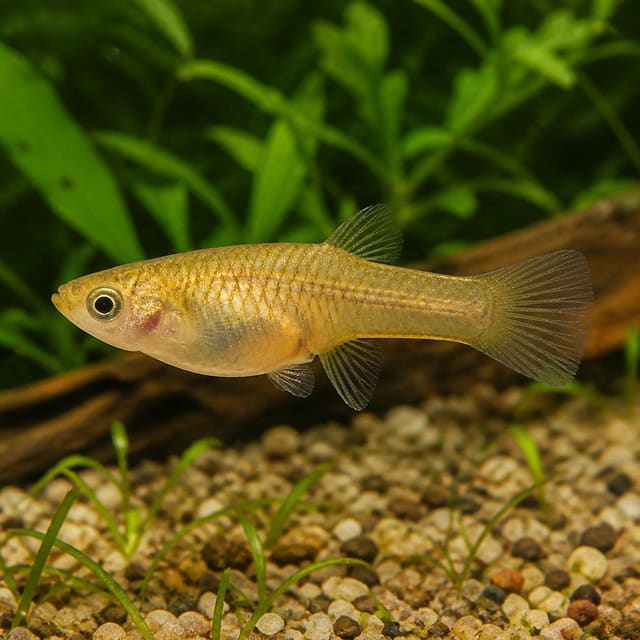 Poecilia Endler Golden Female Fish for UK Aquarists