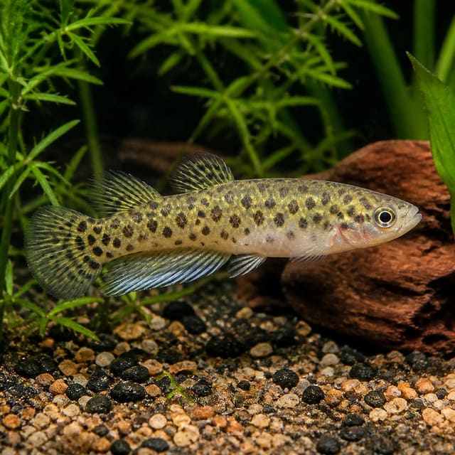 Polka-Dot Splitfin (Chapalichthys pardalis) - charming Mexican Goodeid with spotted pattern