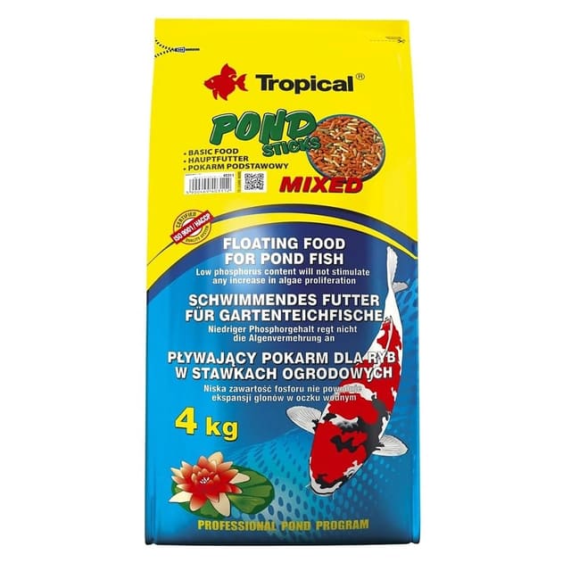 Tropical Pond Sticks Mixed 1000ml bag – floating sticks for koi and goldfish