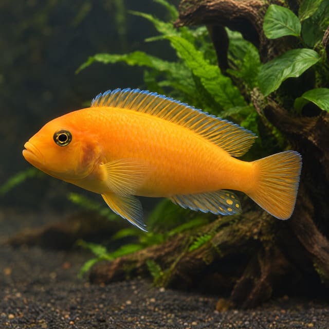 Red Zebra Mbuna Cichlid (Maylandia zebra)