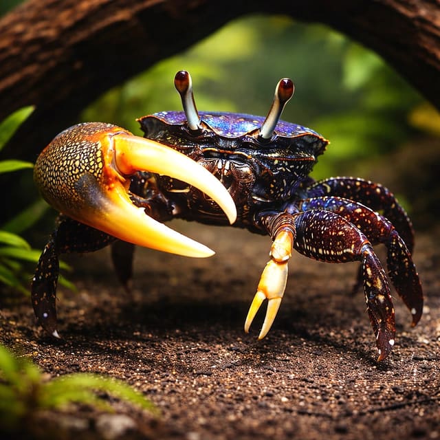 Rainbow Fiddler Crab — Fresh Water Fish